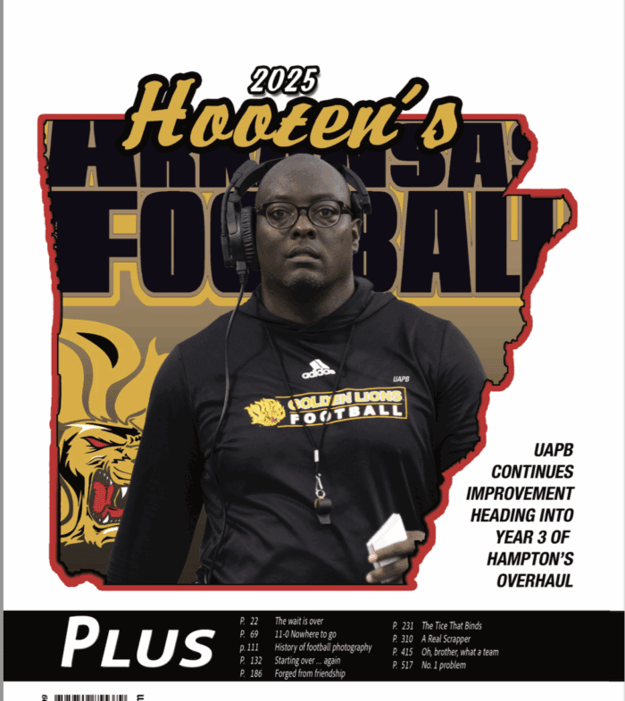 UAPB Cover- 2025 Hooten's Arkansas Football Magazine